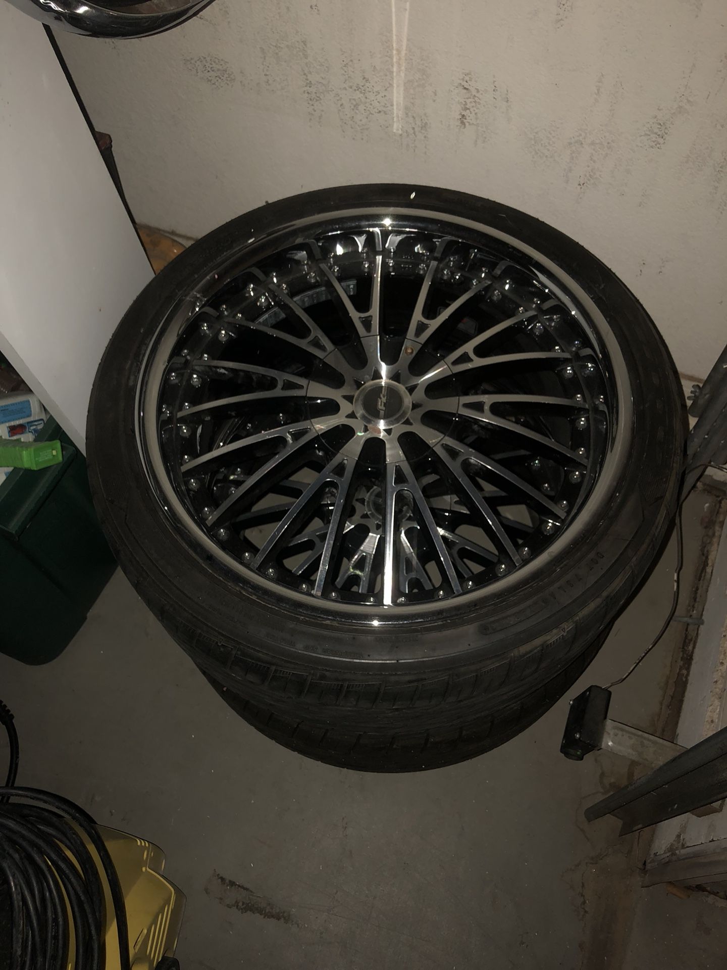 (2) 20” FK Ethos LX-M wheels 20 inch wheels/rims tires