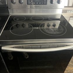 Stainless Steel Glass Top Stove