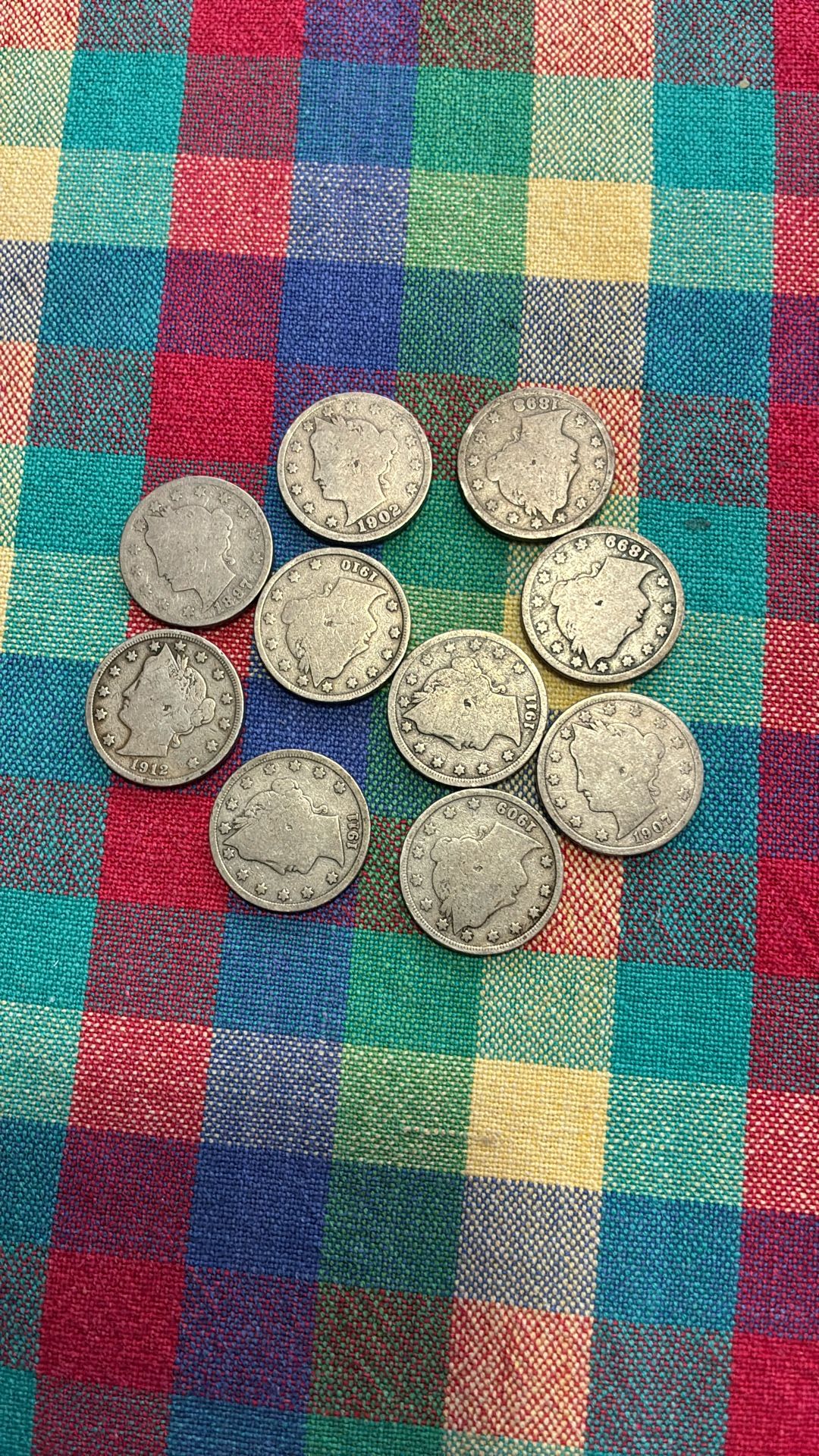 LIBERTY HEAD V NICKELS