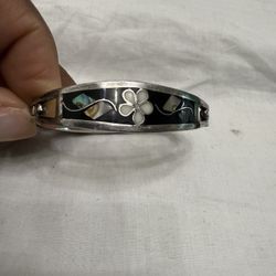 Vintage Taxco Mexican Silver Childs Bracelet 