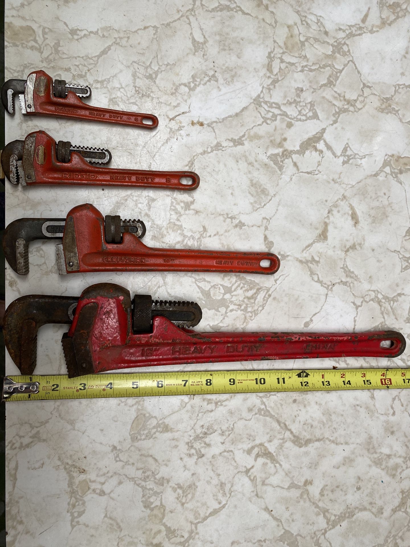 LHeavy Duty Cast Iron Pipe Wrenches