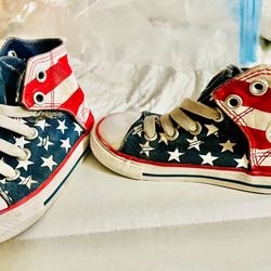 Toddler American Flag Converse 