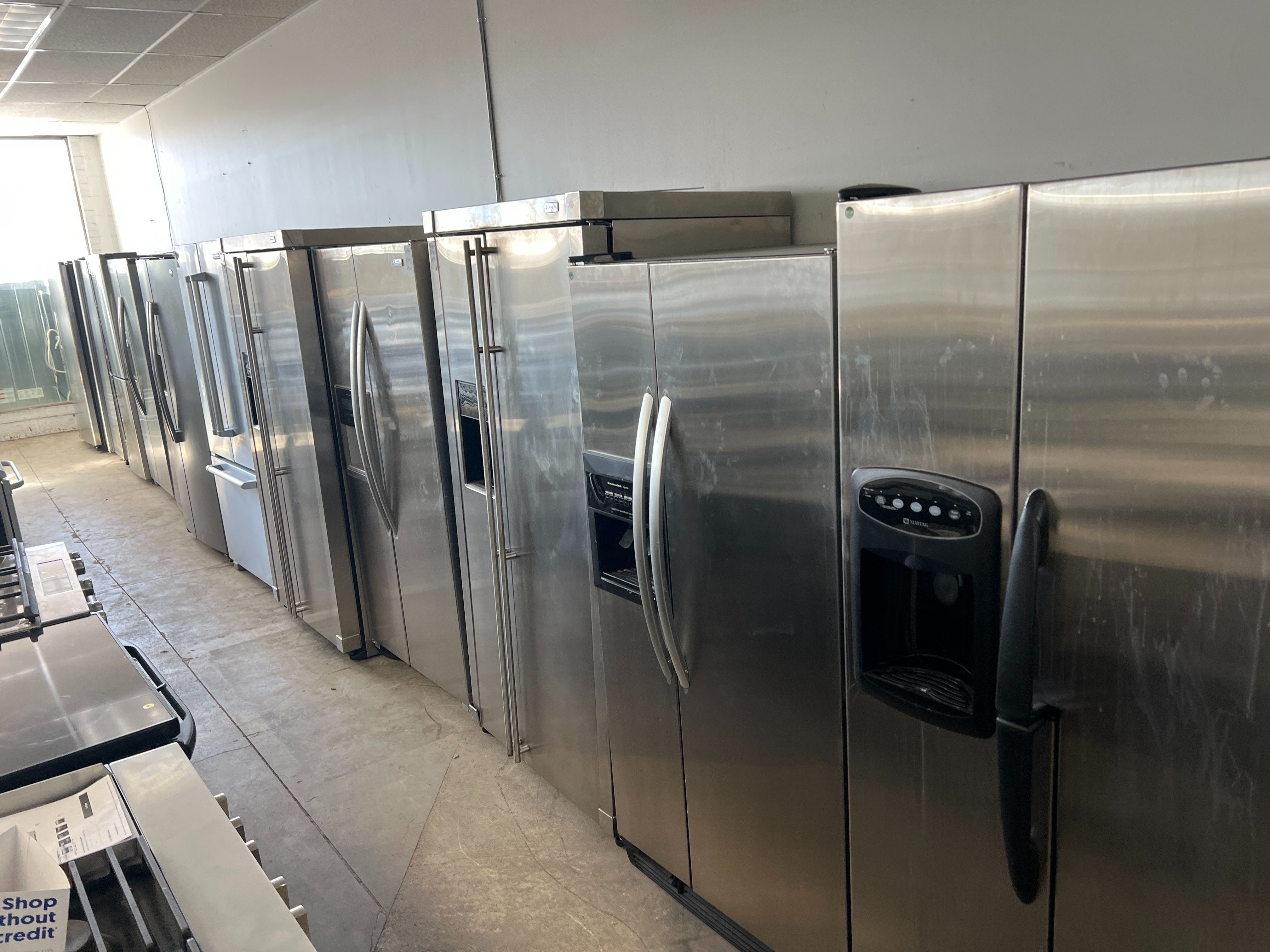 2 locations -used refrigerators for sale -free delivery -120 day warranty