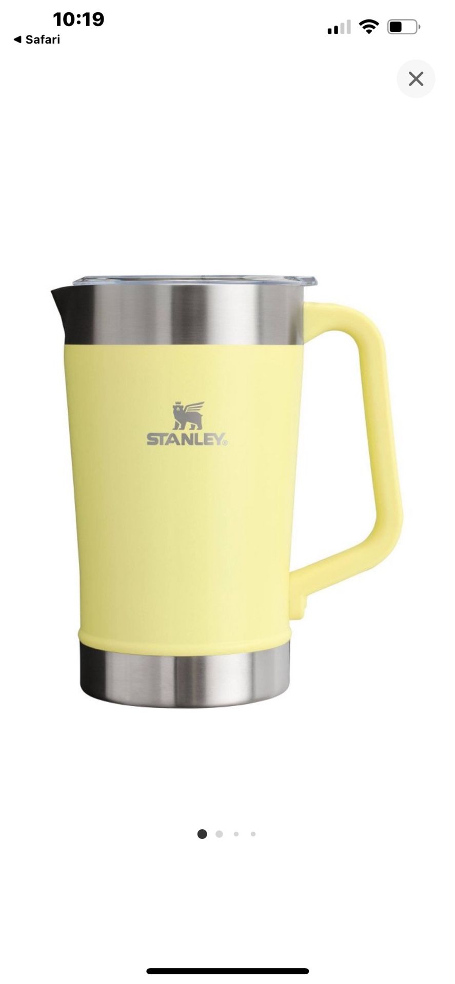 Stanley 64 oz Pitcher & 40 oz Tumbler w/straw Color: Sunshine