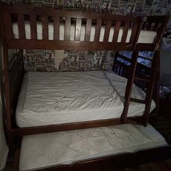 Bunk Bed With Mattresses 