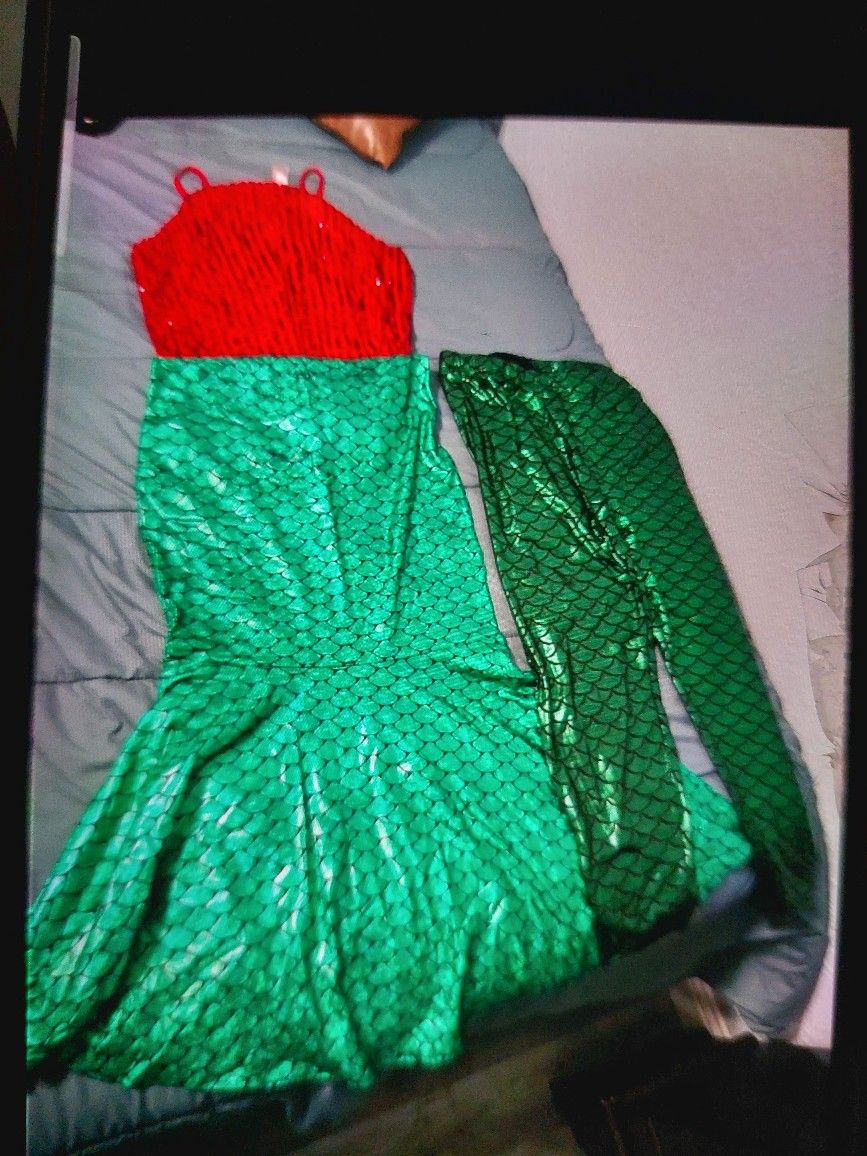 Mermaid Couple Matching Costumes