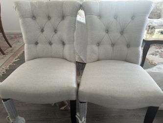 BRAND NEW Set of 2 Upholstered Chair ($140 OBO)