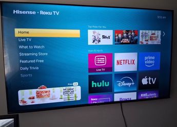 58 in Hisense tv