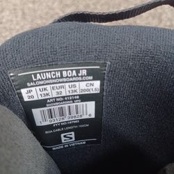 Kids Solomon snowboard boots