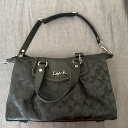 COACH Black Satchel 
