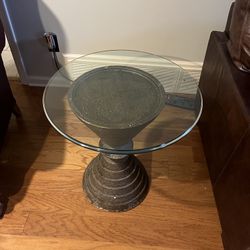 Heavy Base End Table 