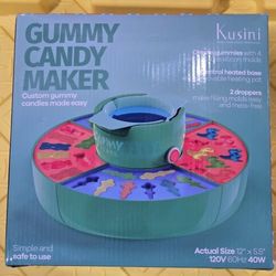 Gummy Candy Making Kit - 4 Mold Shapes, Heating Base – Gummy Bear, Candy Lab Machine