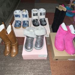 Little Girl Boot Bundle Size 12c