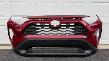 RED TOYOTA RAV4 FRONT BUMPER 2019 2020 2021 2022 2023 2024 2025