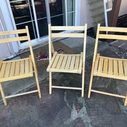 Outdoor 3 World Market Wooded Folding Chair -