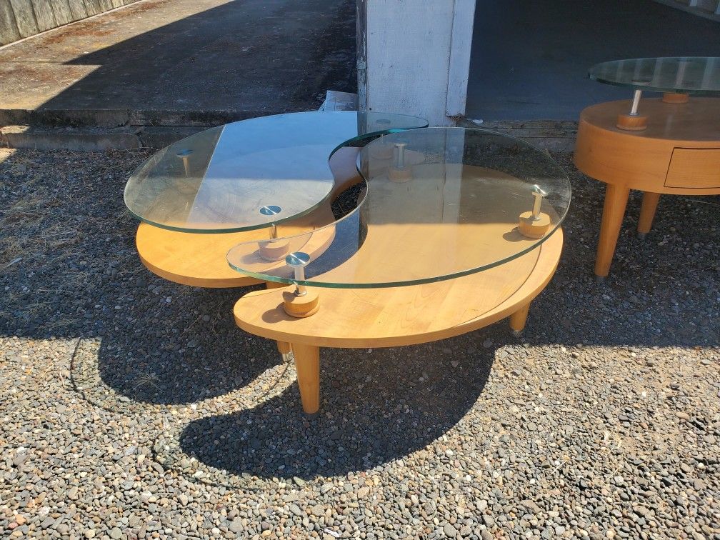 5 piece Glass furniture living room set