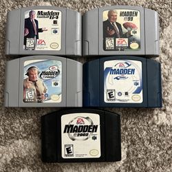 Madden 64 99 2000 2001 2002 For Nintendo 64
