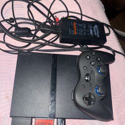 PS2 Slim One Wireless Controller 