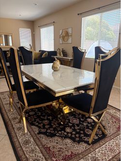Dinner table and chairs