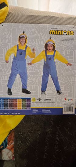 Costume minions zise 8 m for kids