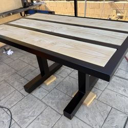 Selling My Steel Tables And Bbq And Wood Covers. 