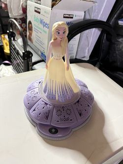 Elsa Singing Spinning Night Light