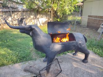 ⚙️🔥 Black Bull BBQ  Pit🔥⚙️