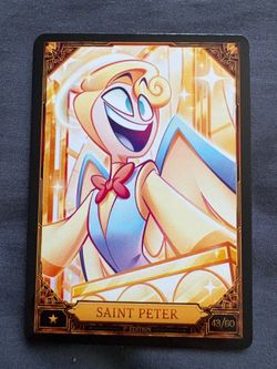 Hazbin Hotel Season 2, 1st edition trading cards, Saint Peter