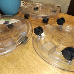 Plant Caddies w/wheels 14x14