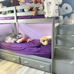 Camarote Con 2 Memory Foam Colchones 