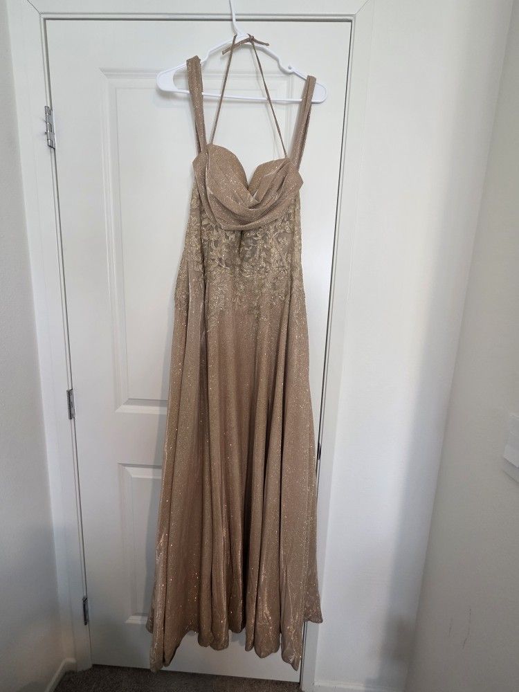Gold Prom Dress
