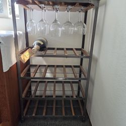 Wine Bottle Shelf