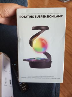 Rotating suspension lamp