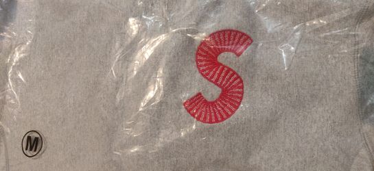 Supreme S Logo - Heather Grey Medium
