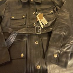 Woman’s Faux Leather Jacket 