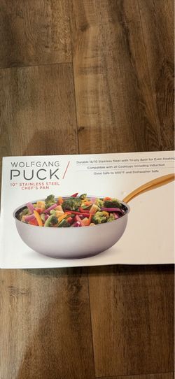 Wolfgang Puck 10" Stainless Steel Chef's Pan