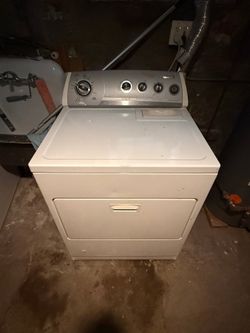 Whirlpool WGD5900SW Gas Dryer, Top-Load, White, Used Good