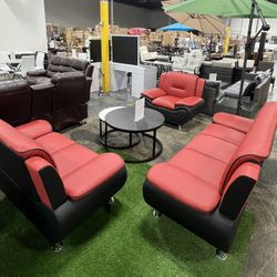 Modern Living Room 3Pcs Set / Juego de 3 piezas para sala de estar moderna