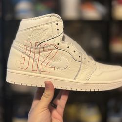 DS Jordan 1 Sail “Homage To Home Chi-312” Size 9