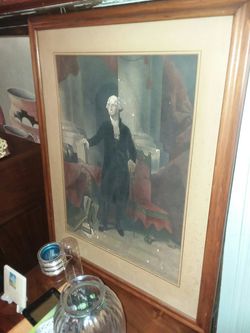 Vintage George Washington Picture frame