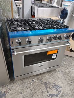 New Viking 36" stainless steel range