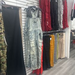 Stacked jeans overall 