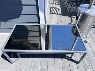 Two-Tier Glass Coffee Table
