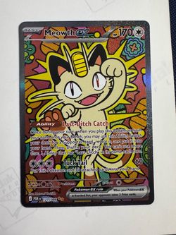 2026 Pokemon Perfect Order Meowth ex 121/088 SIR Special Illustration Rare