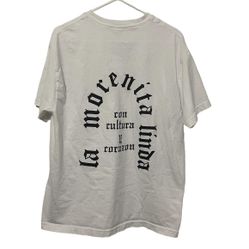 Alstyle Con Cultura Y Corazón T-Shirt Men Size Large White Short Sleeve Tee