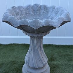 Concrete Birdbath