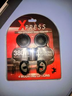 Xpress Audio Dome Tweeters 380 watts Brand New