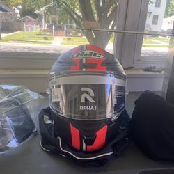 HJC RPHA 1 Motorcycle Helmet Size Medium With Dark Smoke Visor 