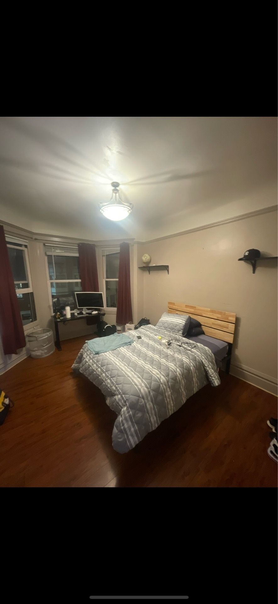 Wooden Twin Mattress & Bedframe