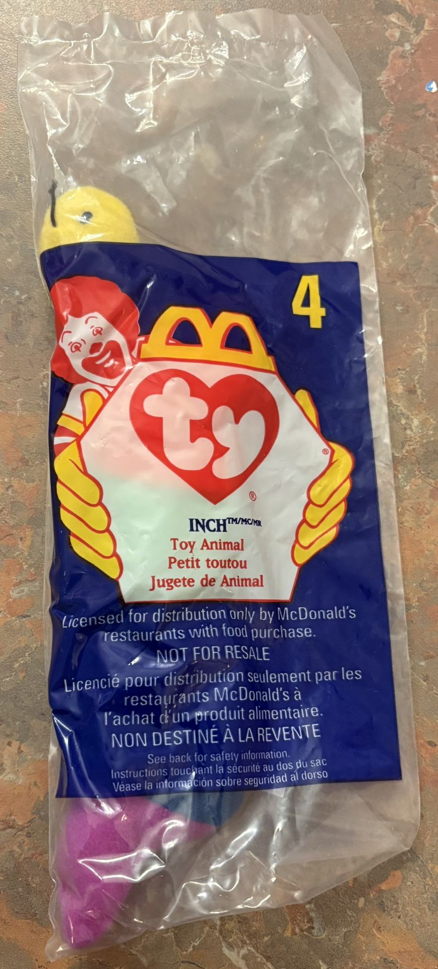 Vintage McDonald’s Ty Inch Plush Toy